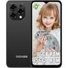 Refurbished - DOOGEE N55 Pro Telephone Portable 16Go+256Go/1 To 6,56" HD+ 90 Hz 5150 mAh Android 14 13MP Smartphone 4G Dual SIM/NFC/OTG/GPS Noir