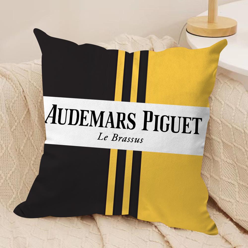 Watches AAudemarsPPiguet Cushion Cover Silky Short Plush DoubleSided Printed Pillow Case for Sofa All Seasons Home Decor Gift