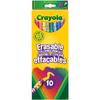 Crayola | Набор цветных карандашей | Стираемые карандаши 10 шт.