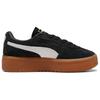 New PUMA Palermo Series Abrasion Resistant Low Top Skateboard Shoes Women's Black 399348-01