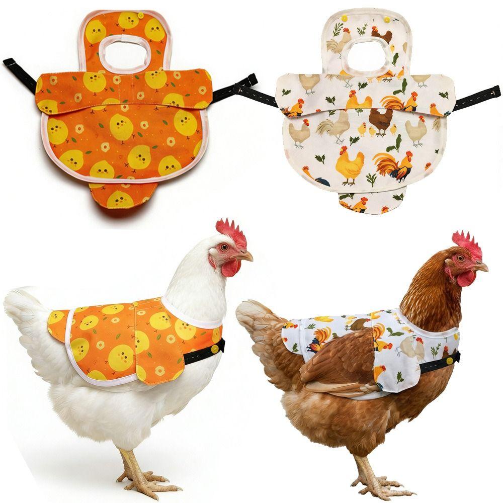 Waterproof Anti-Pecking Chicken Saddle Breathable Duck Back Protector Poultry Protective Clothing