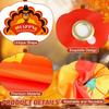 Thanksgiving Turkey Party Porch Banner Fall Pumpkin Maple Leaf Turkey Door Banner Arch Thanksgiving Decorations Archway Porch Sign Photo Backdrop