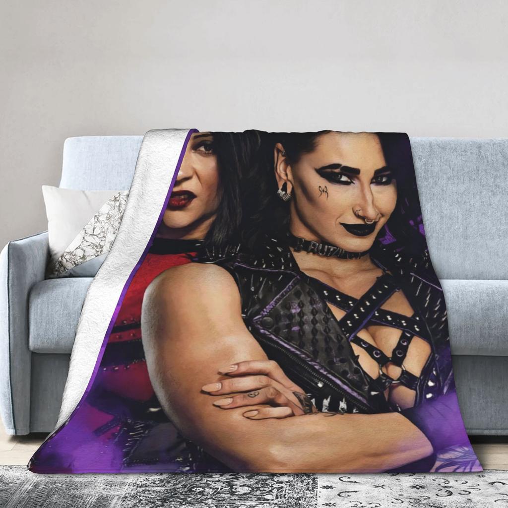 Теплое Мягкое ОдеялоДетское Одеяло для Путешествий на Самолете Rhea Ripley Мультяшное Искусство Плед Фланелевое Покрывало для Спальни Пушистое Покрывало для Дивана-Кровати