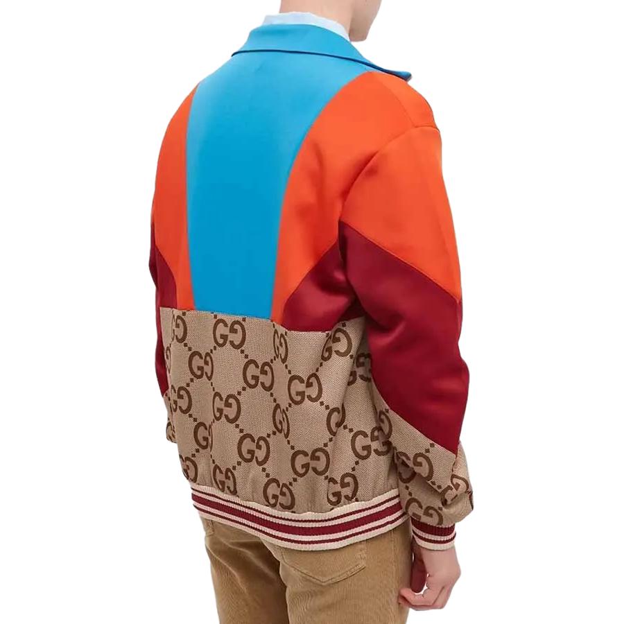 GUCCI Panelled Light Weight Neoprene Zip Track Jacket 693022-XJD9V-2270