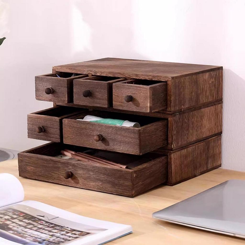 Cosmetic Organizer Tabletop Cabinet for Bills And Cards