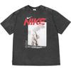 Nike Спортивная футболка женская серая черная HF6292-060
