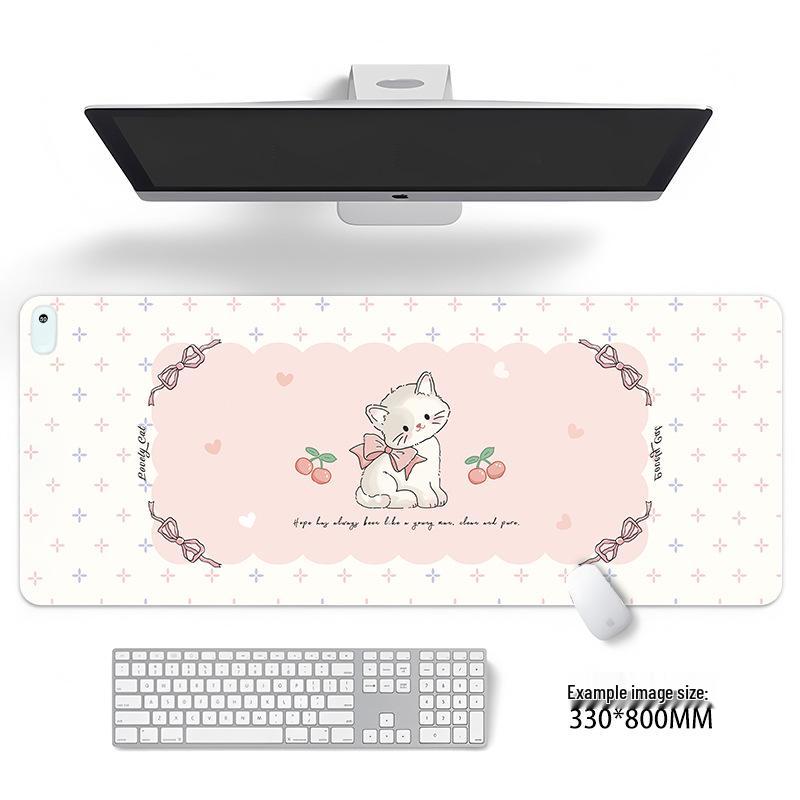 Large Odorless Cartoon Heating Desk Pad - Warm Office Mouse & Table Mat