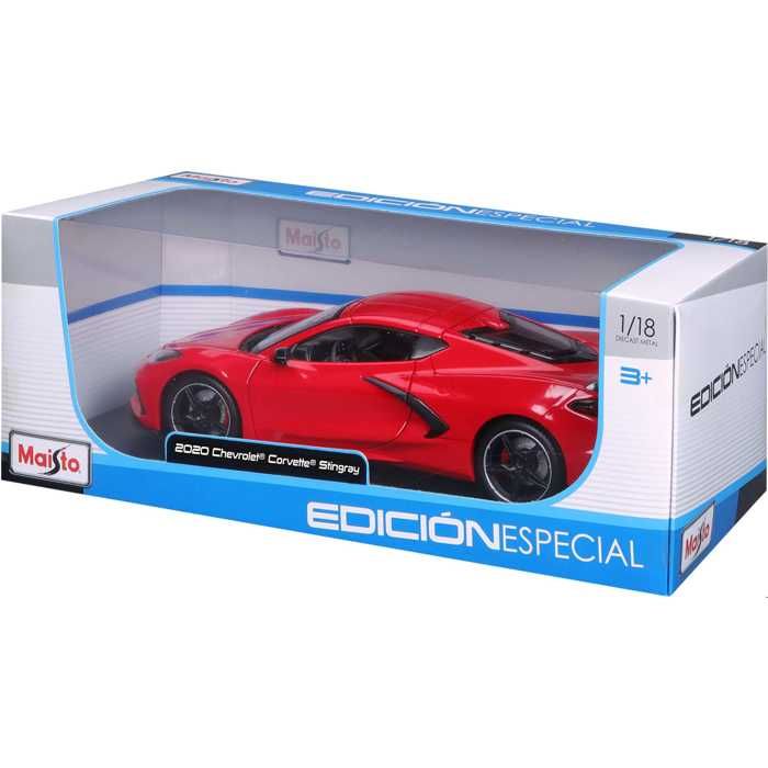 Miniatures montées - Chevrolet Corvette Stingray 2020 1/18 Maisto