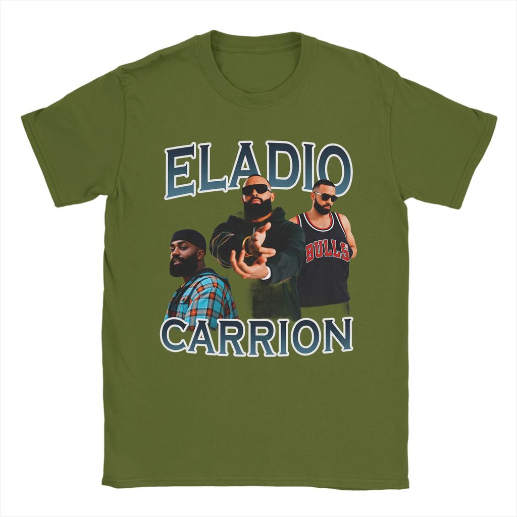 Oversized T Shirt Summer Rapper Eladio Carrion Hip Hop TShirts Cotton Tshirt for Couple Y2K Casual Cheap Short Sleeve Clothes