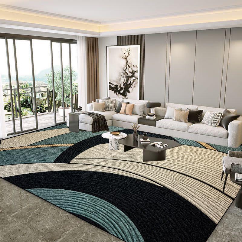 Скандинавская мода Геометрические ковры для гостиной Легкая роскошь Украшение большой площади Ковер для диванной зоны Гардеробная Спальня Нескользящий коврик