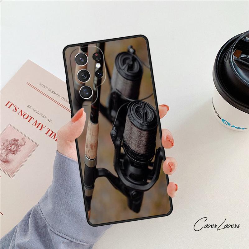 УДОЧКИ ДЛЯ ЛОВЛИ КАРПА чехол для телефона Для Samsung Galaxy S24 S25 S23 S22 Ultra Note 10 20 Plus S20 S21 FE Чехол