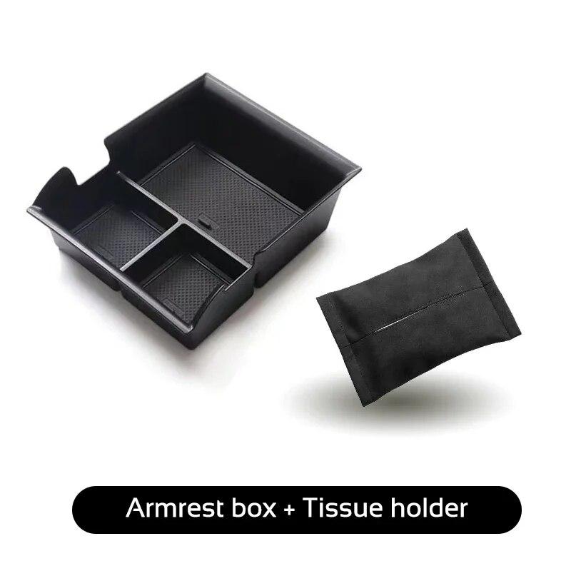 Ящик для хранения подлокотника на центральной консоли для BYD Atto 3 Yuan Plus 2022 2023, чехол-органайзер, лоток-контейнер, автомобильные аксессуары