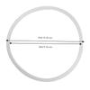 Round Loop Silicone Sealing Ring Hollow Center Replacement Sealing Ring  Pressure Cooker Repair