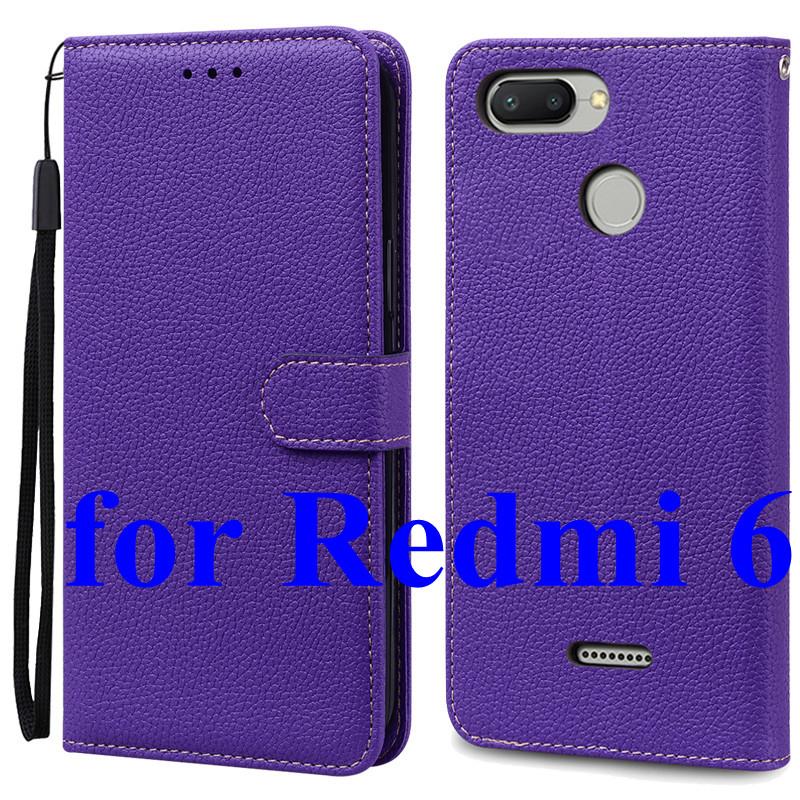 Mi 6 Case For Xiaomi Mi 6 Case Redmi 6 Leather Wallet Flip Case For Xiaomi Redmi 6 Mi6 Phone Case Redmi6 Cover Fundas Shell Bags