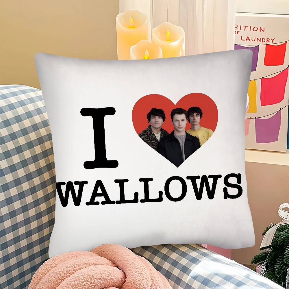 pc Wallows Pillow Case Fashion Square Pillowcase Bedroom Sofa Room Ins Decoration Leisure