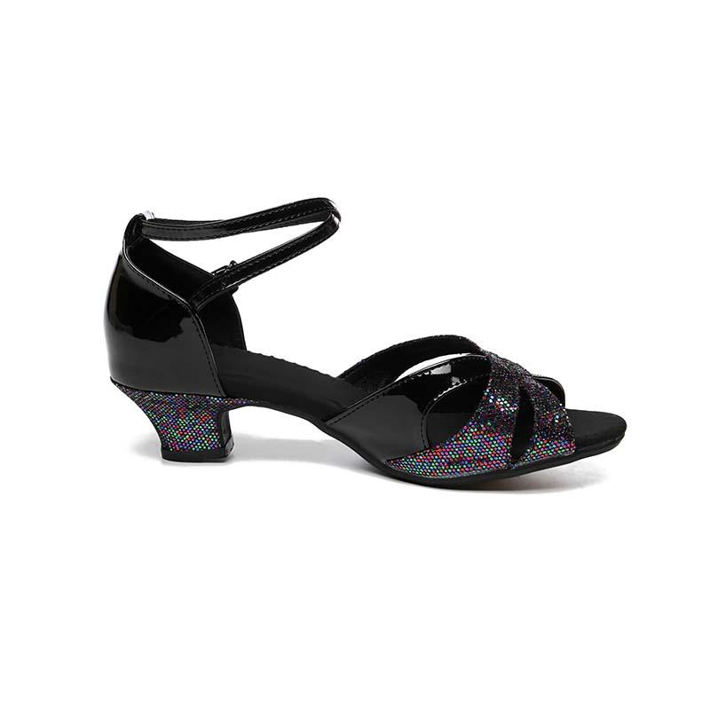 Женская обувь для танго/бальных/латиноамериканских танцев, профессиональная танцевальная обувь для сальсы на каблуке для девочек, женская обувь 5 см