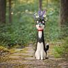 Novelty Handmade Quirky Dog Vase - Unique Resin Home Decoration
