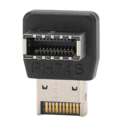 Адаптер USB3.1 TYPE E для материнской платы компьютера Адаптер USB3.1 TYPEE 90-градусный поворотный коленчатый вал(PH74B )