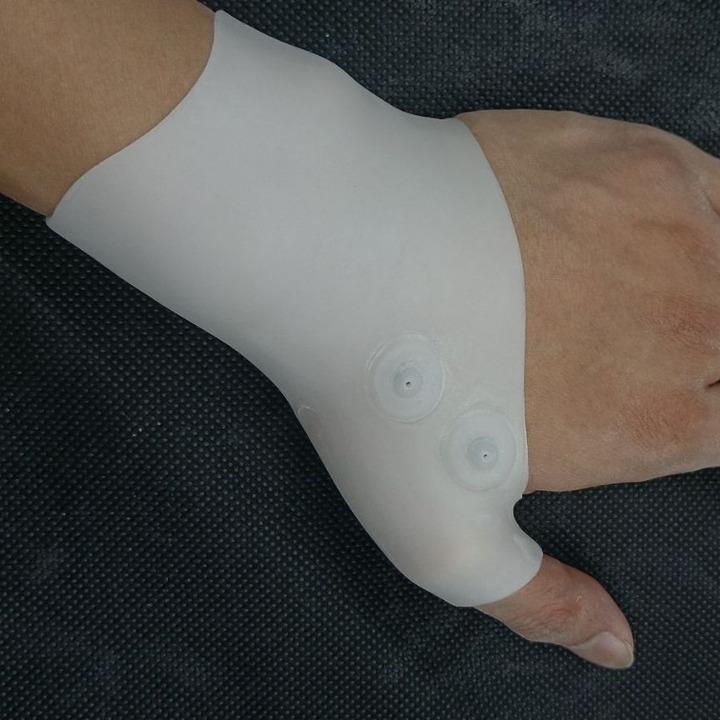 1 пара силиконовых перчаток для магнитной терапии, защита запястья, противоболевой чехол для мыши, фиксатор большого пальца для инструмента