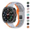 Спортивные силиконовые ремешки для Samsung Galaxy Watch Ultra Strap 47 мм аксессуары дышащий браслет Correa Galaxy Watch 7 ultra band