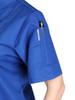 Womens Short Sleeve Chef Coat, Custom Embroidered Culinary Jacket, Knotted Cloth Buttons, Flattering Fit Uniform, Kitchen Gift