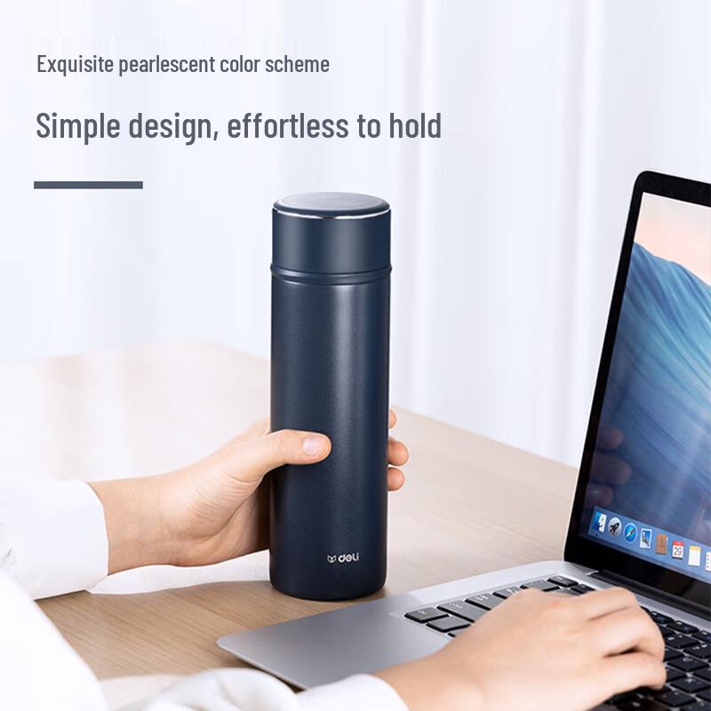 Deli LL601 500ml Stainless Steel Insulated Mug