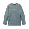 Футболка с длинным рукавом Dry Logo, сине-серая, WS [Shimano], SH-022W