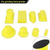Hand Sanding Disc Holder Sand Paper Backing Polishing Pad Grinding Block PU Foam Sanding Disc