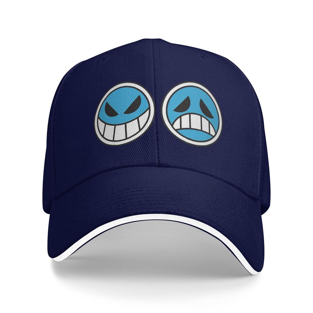 Ace Logo One Piece Flag Baseball Cap Fashion  Sandwich Hat Unisex Adjustable Sun Cap Outdoor
