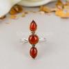 Carnelian 925 Sterling Silver Pear Shape Gemstone Handmade Jewelry For Women