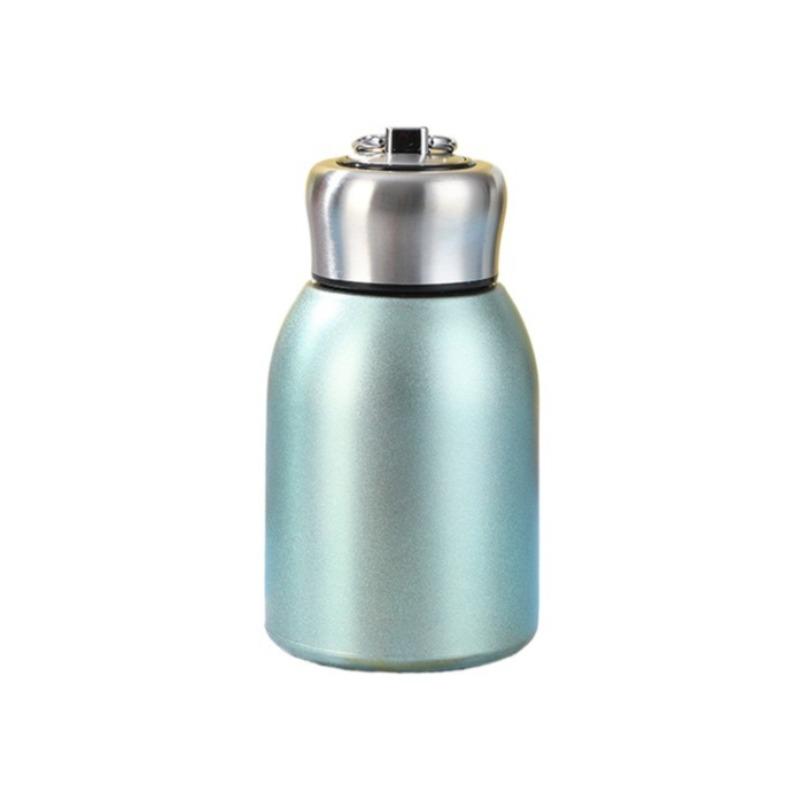 300 мл Карманная кружка из нержавеющей стали Дорожная термокружка для кофе Мини термос Вакуумная фляга Изолированная кружка Спортивная бутылка для воды