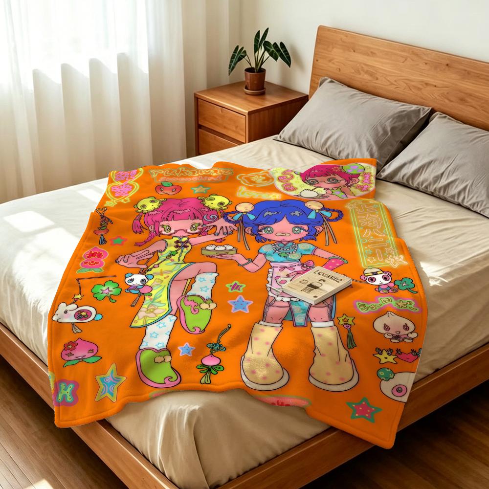 illustration M-Mail s-sunonebird Throw Soft Warm Flannel Fleece Throw Blanket for Sofa Bed Travel Home