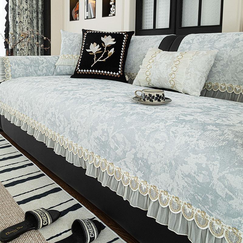 Anti-Stain Sofa Cover With Soft Finish, Elegant Couch Cover And Pet-Friendly Sofa Slipcover For Kids And Pets