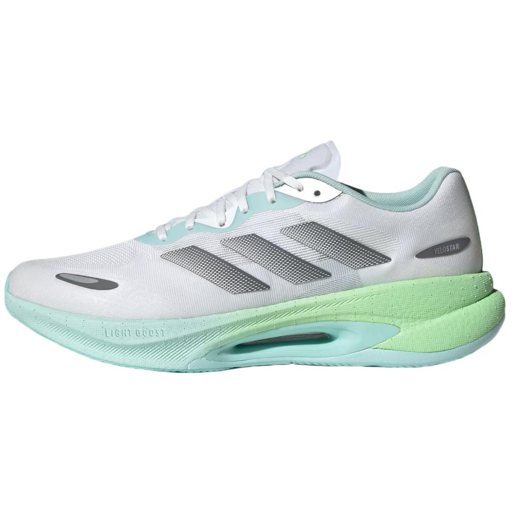Adidas VELOSTAR Abrasion Resistant Low Top Running Shoes Unisex White Green Sneakers KI6015