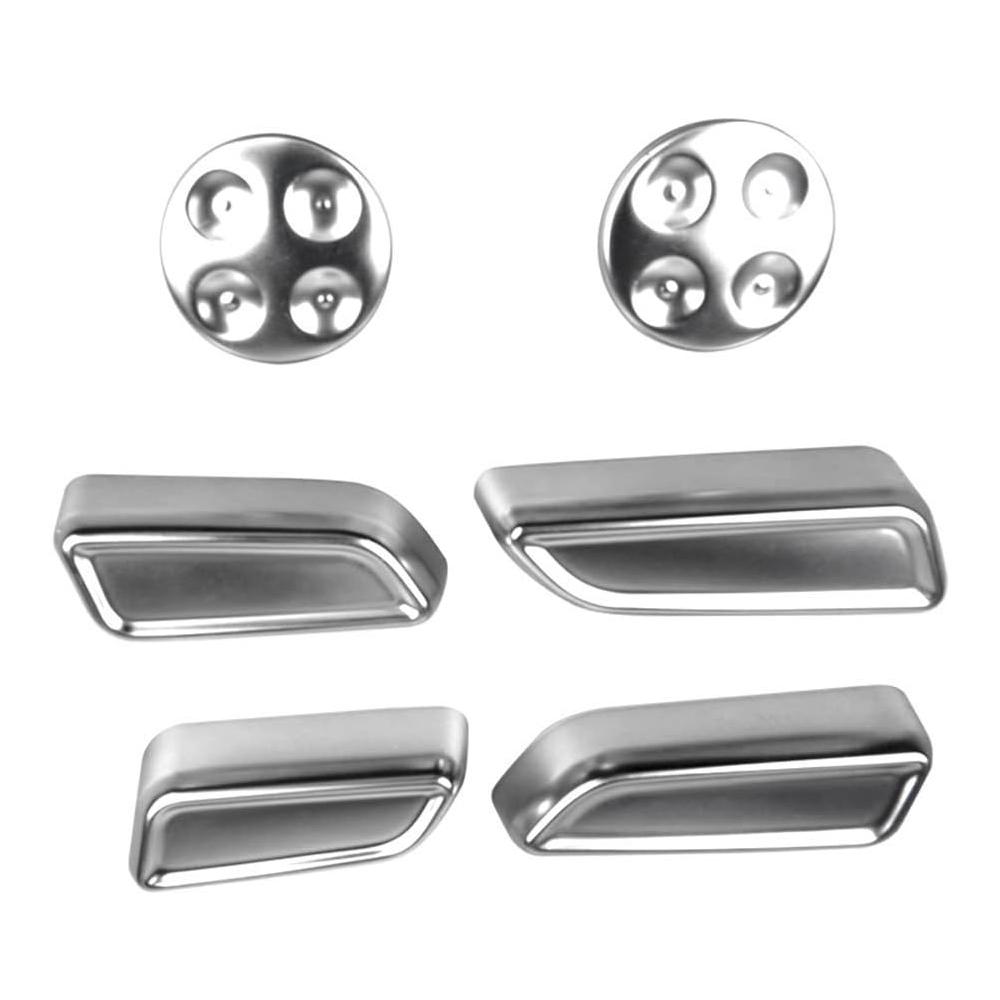 Автомобильный Стайлинг Кнопки регулировки сиденья Замена декоративных чехлов Наклейки Отделка для Tesla Model 3 2017-2024 Автоаксессуары