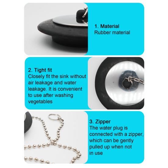 Сливная пробка, хорошая герметичность, не протекает, аксессуары для ванной комнаты, универсальная антиокислительная пробка для ванны, ванна