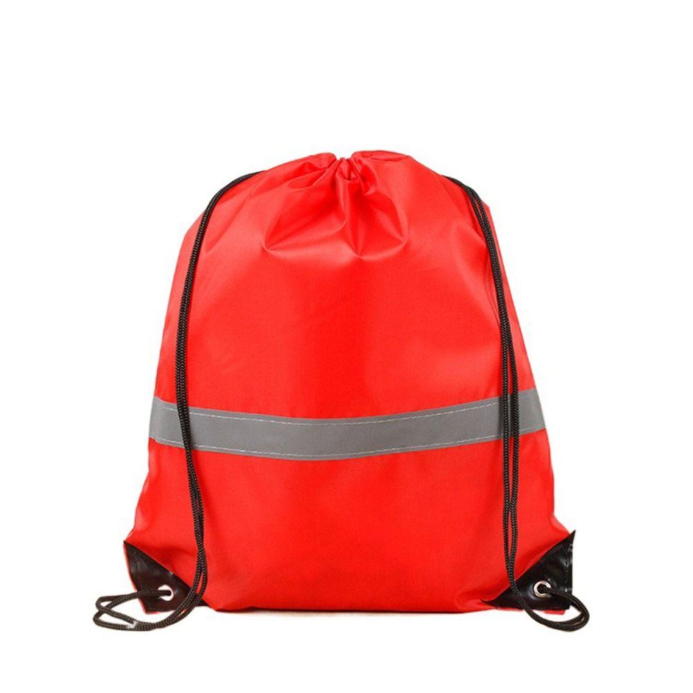 Waterproof Drawstring Gym Backpack 210D Polyester Fitness Handbag Outdoor
