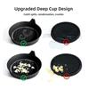 New Non-slip Water Cup Pad Car Coaster Diamond Rhinestone Bling Decoration Anti-skid Rubber Cup Bottle Mat Interior Accessories