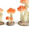 Realistic Mushroom Toadstool Miniature Ornament Fairy Garden Terrarium Dollhouse Decor for Bonsai Terrariums