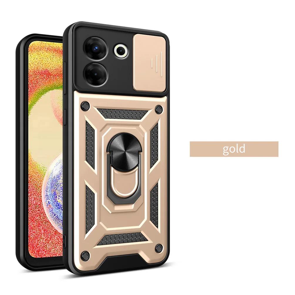 Защитный чехол для камеры Tecno Pova Camon 20 Pro 20 Primeier 19 Pro 18 18P 18T Spark 10 Pro 9 8 6 Go 8c Armor Hybrid Ring Cover