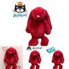 Плюшевая игрушка Jellycat Красный Заяц Бонни с коротким мехом для детей и коллекционеров