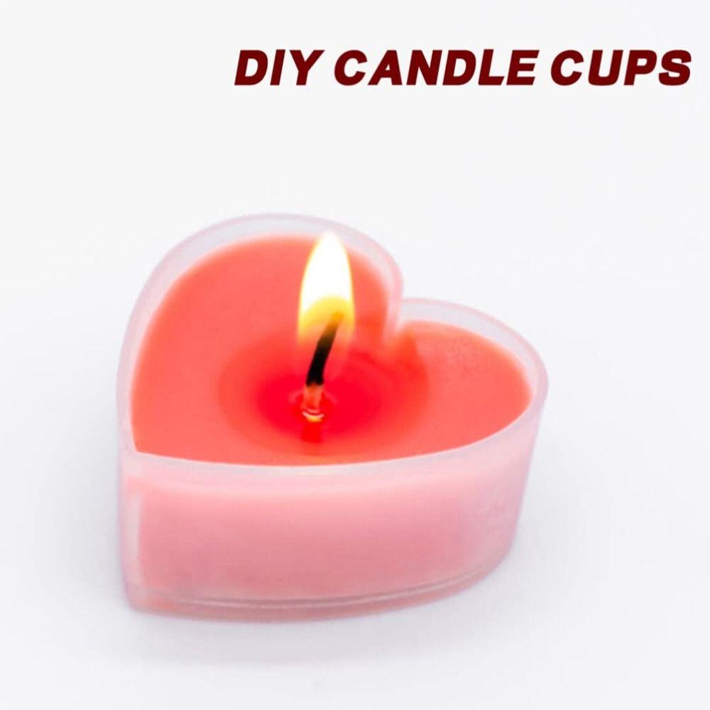 10Pcs Heat-Resistant Candle Mold Candle Making Supplies Candle Cup Holder Wedding