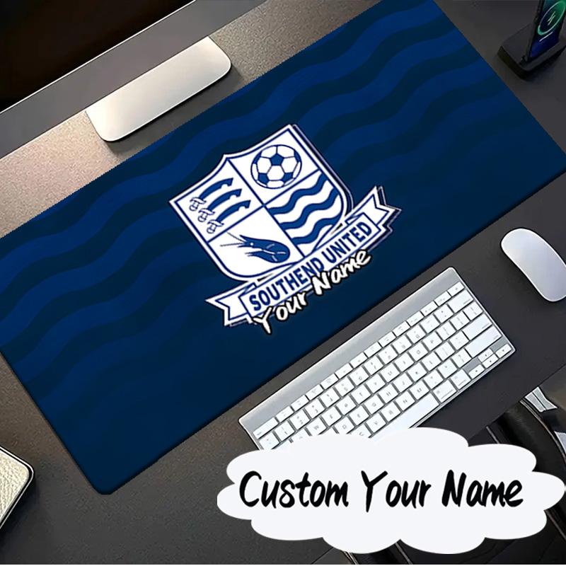 Custom Name Mouse pad Southend Crest Design Mouse pad, Gaming Mouse Pad, keyboard pad, Desk Decor for computer notebook Fan Birthday Gift