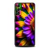 Летний Цветочный Чехол с Ромашками и Подсолнухами для Samsung Galaxy S24 S23 S22 S20 S21 FE Ultra S24 S23 S10 S10E S9 Plus