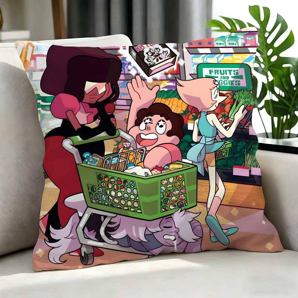Cartoon Steven Universe Future Cushion Cover Cushion Cover Set 4Pcs 50X50 45X45 40X40 Pillowcase Decorative Sofa Home Decor