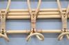 Hikari Furniture ANYAM Wall Hanger Rattan Triple Hook Natural Lightweight Decorative