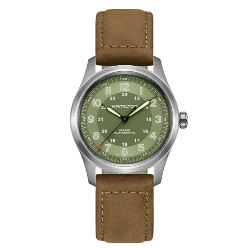 Hamilton Khaki Field Titanium Automatic Watch H70205860 Unisex [Official Import] with Official Warranty