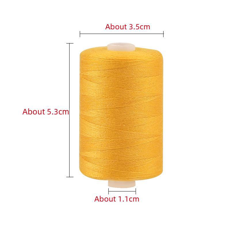 1000 ярдов ниток для бытового шитья: Полиэстер, цветная ручная работа, тонкая катушка