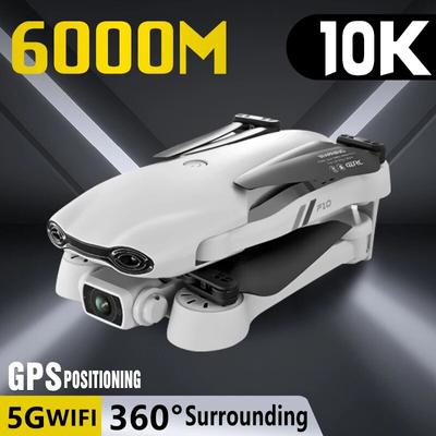 2024 Новый дрон F10, 10K HD, двойная камера, GPS, 5G, WIFI, широкий угол обзора 360 °, FPV, предотвращение препятствий, профессиональный квадрокоптер, 6 км, в реальном времени