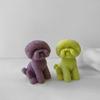 DIY Teddy Pet Dog Silicone Mold Handmade Aroma Candle Plaster Resin Puppy Ornament Molds Soy Wax Candle Making Supplies
